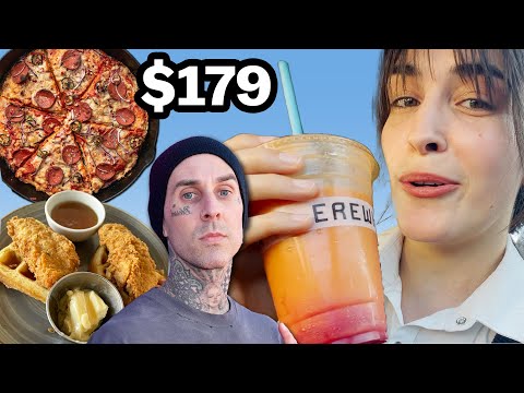 I Tried Travis Barker’s SUPER EXPENSIVE Vegan Diet