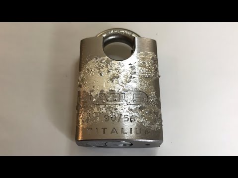 [593] Gallium vs. Titalium - Abus Padlock Meets a Gruesome End