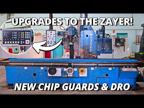 Upgrades to the Zayer Milling Machine! | New Chip Guards and Installing DRO | Workshop Project