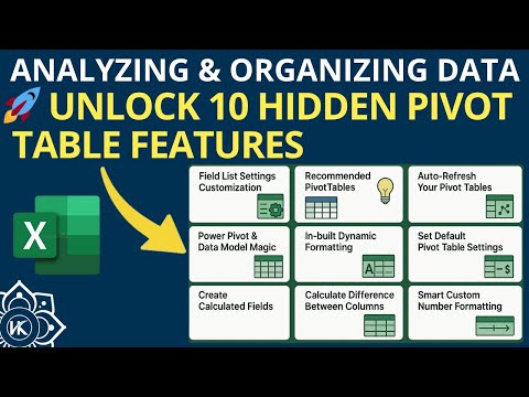 10 HIDDEN Excel Pivot Table Features You Probably Missed 🔥