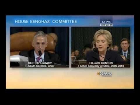 Chairman Gowdy questions Secretary Clinton about Benghazi - Round 3