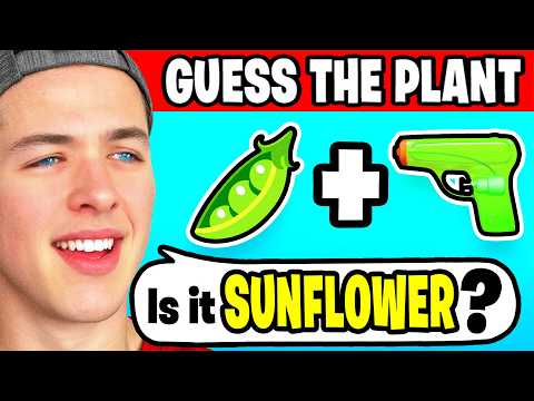 Can You GUESS The PLANT vs ZOMBIE by EMOJI? (impossible)