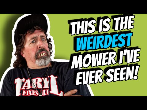 This is the WEIRDEST Mower I've EVER SEEN!