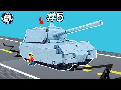 I Built LEGO World Record Tanks...