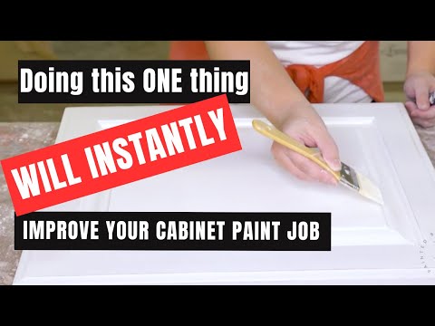 Instantly Improve Your Cabinet Paint Job With This Simple Tip!