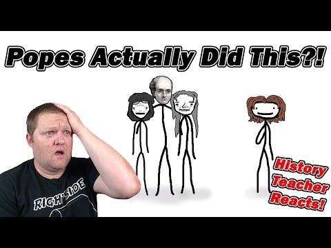 Scandalous Popes of the Middle Ages | Sam O'Nella | History Teacher Reacts