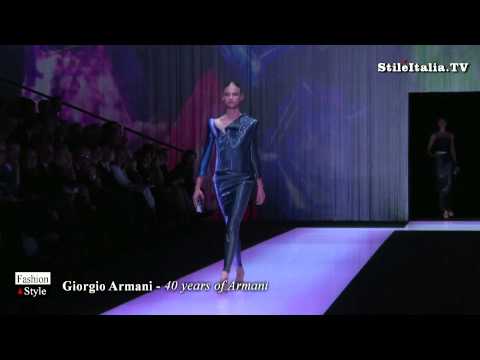"Italian Fashion"  - 40 Years of Armani - "Giorgio Amani" -  "Italian Excellence"