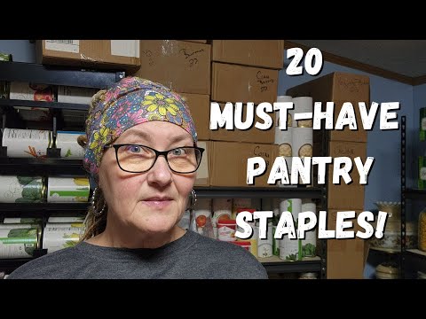 Top 20 ESSENTIAL Pantry Items You Can't Live Without