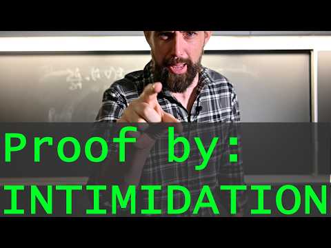 Every proof technique except actually proving it