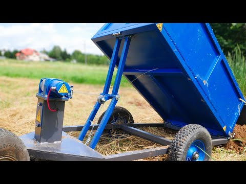 Making simple Dump trailer - using Car Winch