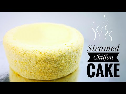 Steamed Chiffon Cake | Steam Cake | Steamed Sponge Cake | Chinese Steamed Cake| Bake and Toss