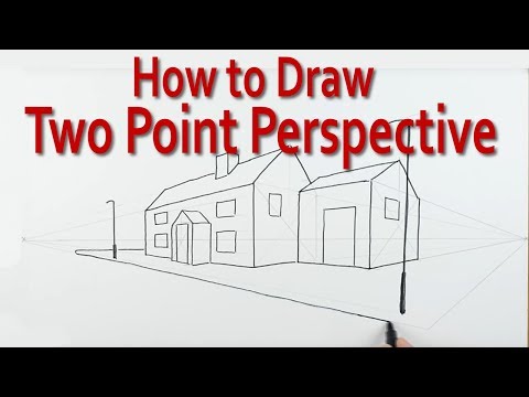 Astonishingly Simple Technique for Learning How to Draw using Two Point Perspective