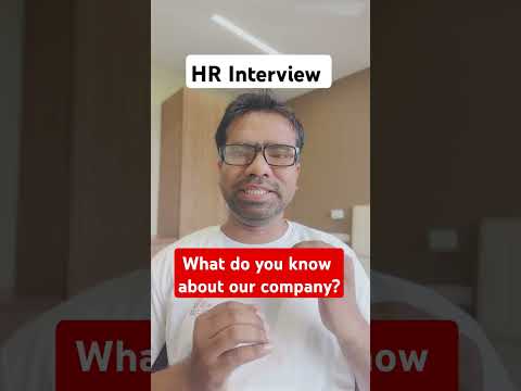 What do you know about our company? HR Interview #hr #hrinterview #machinelearningengineer