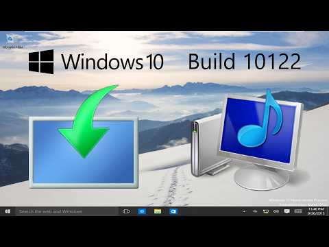 Install Windows 10 & Play System Sound (Build 10122)