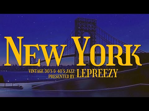 a quiet night in 1940's new york with vintage jazz playing in another room