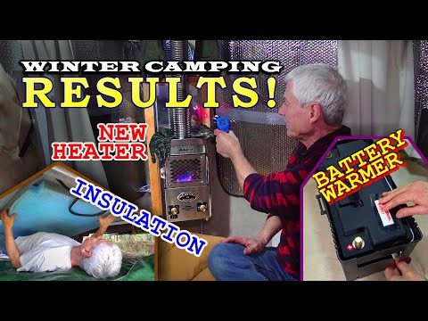 3 Improvements, Now the RESULTS! Winter Camping in an RV Part 5