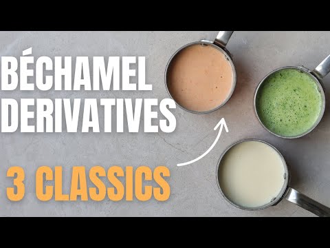 Master Béchamel & Its 3 Classic Variations (Sauce Soubise, Aurore, Cresson)