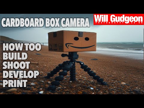 Cardboard box pinhole camera - Build, shoot, develop and print