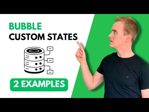 How to use Custom States in Bubble including 2 examples | Bubble.io Tutorials | Planetnocode.com