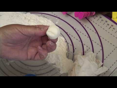 Как сделать лицо куклы из крахмала