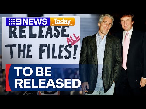 The release of the Epstein files is weeks away | 9 News Australia