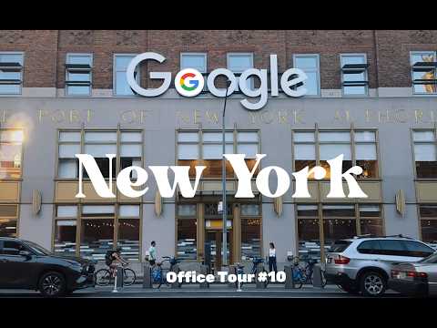 Touring Google New York with an Insider🗽 | 6 cafes, game room, all the hidden gems!