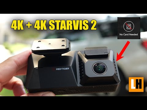 RedTiger F77 4K Dash Cam – Dual Starvis 2, No SD Card Needed!