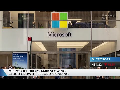 Microsoft Drops Most Since 2020