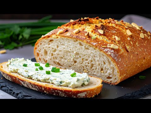 Gesundes Linsenbrot aus 3 Zutaten in 5 Minuten! KEIN Mehl und KEINE Hefe! ist so einfach und lecker!