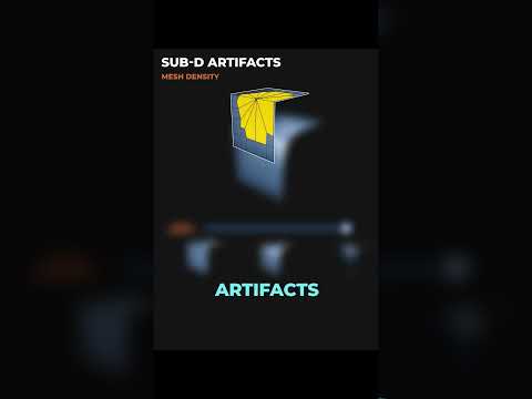 Why Mesh Density Matters in Sub-D Modeling! #3dmodeling #blender #3dart