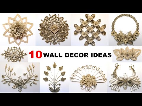 Amazing Wall Decor DIY Ideas ♻️ Paper Rolls Reuse Crafts 😍 Creative Home Decoration Tutorials