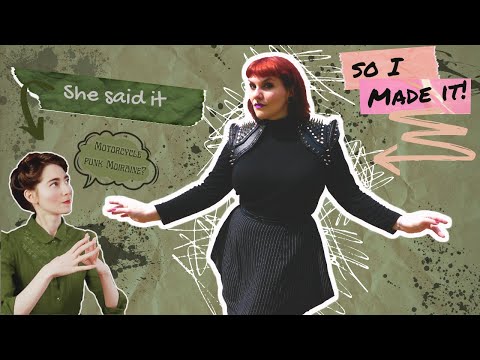 Punk Moiraine Aes Sedai Armour? I can make that! Featuring @bernadettebanner & @HazarielAtelier