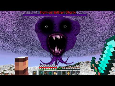 I Killed Mega Horror Wither Storm in Minecraft Hardcore 2025!