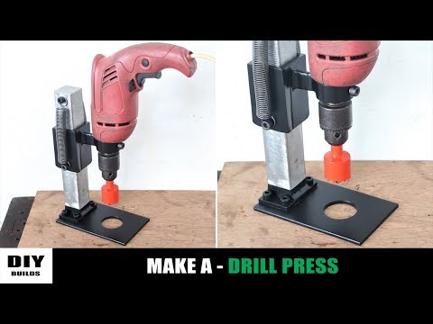 How To Make A Drill Press | Homemade Drill Guide | DIY
