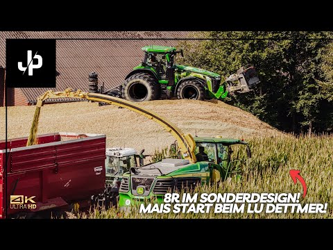 Maisernte 2025 🌽 John Deere 8R im Ersteinsatz! || JP Agrar
