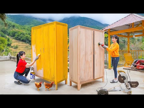 Timelapse – DIY 1000+ Wooden Wardrobes Built by a Girl from Start to Finish