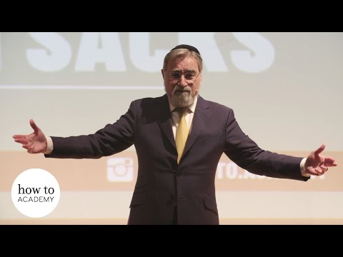 How to Lead a Good Life in Divided Times - Jonathan Sacks