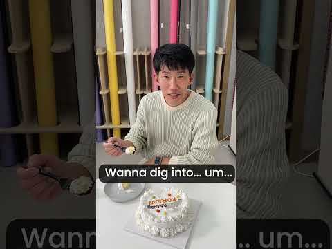 Learning Korean is a piece of cake!