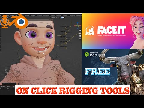 Blender 3.5 Rigging Tutorial: Seamless Rigging With AccuRig and Faceit For Beginners