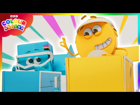 Epic Printing Crew Summer Race! 🏎️ | Learn Colours for Kids | @colourblocks