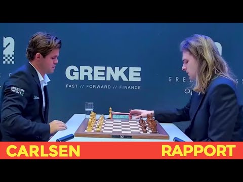 Magnus Carlsen (2823) vs Richard Rapport (2708) || GRENKE Chess Robin Round 2024