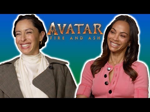 Zoe Saldaña & Oona Chaplin Discuss Grief, Motherhood, & Avatar: Fire & Ash