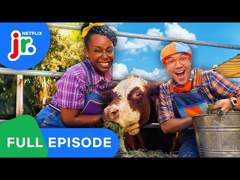 Farmers 🐮🐣 FULL EPISODE | Blippi's Job Show | Netflix Jr