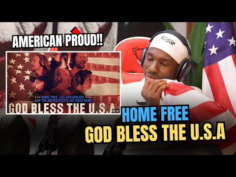 Home Free God Bless the U.S.A FT Lee Greenwood & The United States Air Force Band ( RAVER REACTION )