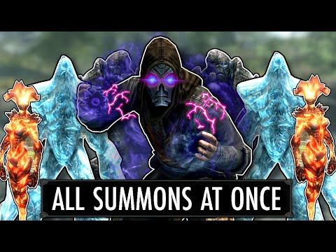 Skyrim But I Can Summon Everything At Once