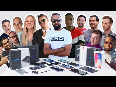 Which SMARTPHONES Do We Use? 2017 YOUTUBER Edition with Casey Neistat, MKBHD, iJustine + More