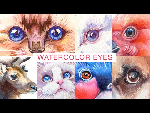 WATERCOLOR EYES  👁️ Tips and Techniques