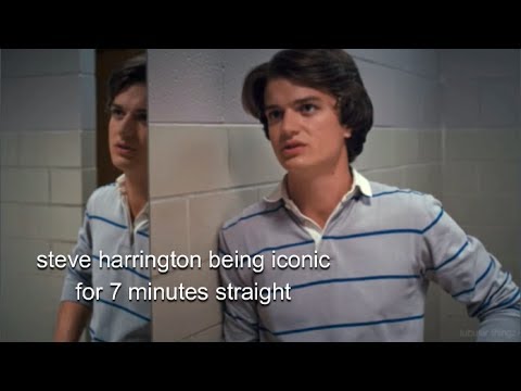 steve harrington being iconic for 7 minutes straight