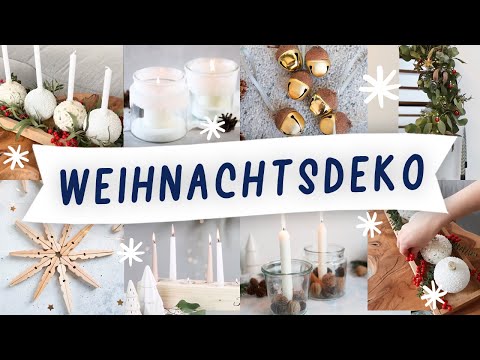 DIY WEIHNACHTSDEKO | Dekoration selbermachen| einfache & besondere Ideen für Weihnachten | TRYTRYTRY