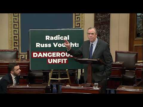 Senator Merkley Kicks off Dems Holding the Senate Floor in Opposition to Russ Vought